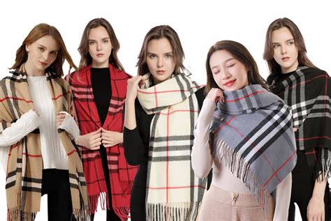 designer inspired burberry scarf